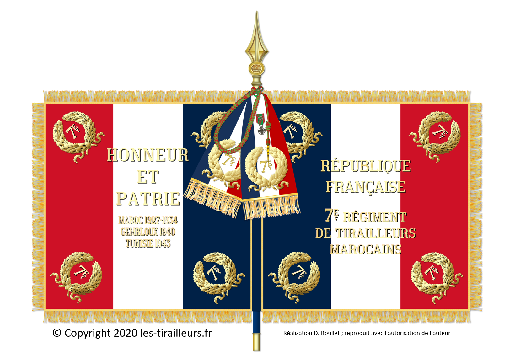 Drapeau 7e RTM